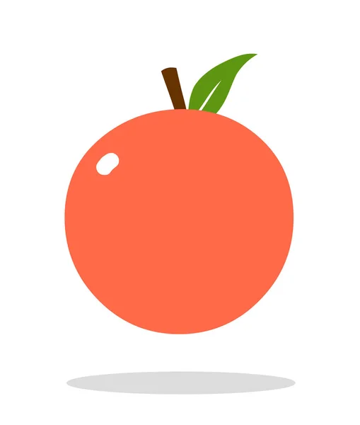 Ikona Vinného Ovoce Logo Vektorové Ilustrace Izolované Bílém Pozadí Ovocné — Stockový vektor