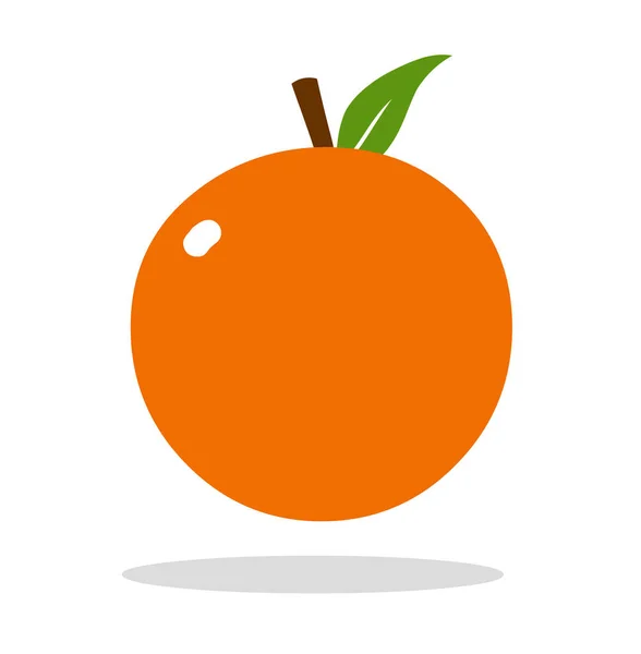 Illustrazione Vettoriale Icona Arancione Logo Isolato Sfondo Bianco — Vettoriale Stock
