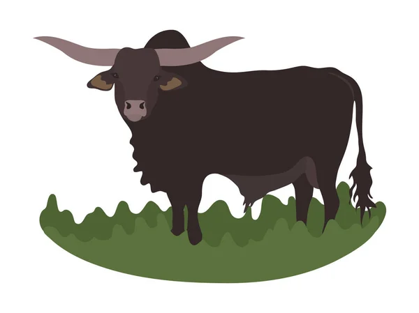 Animal Animales Granja Dibujos Animados Vector Ilustración Dibujo Aislado Blanco — Vector de stock