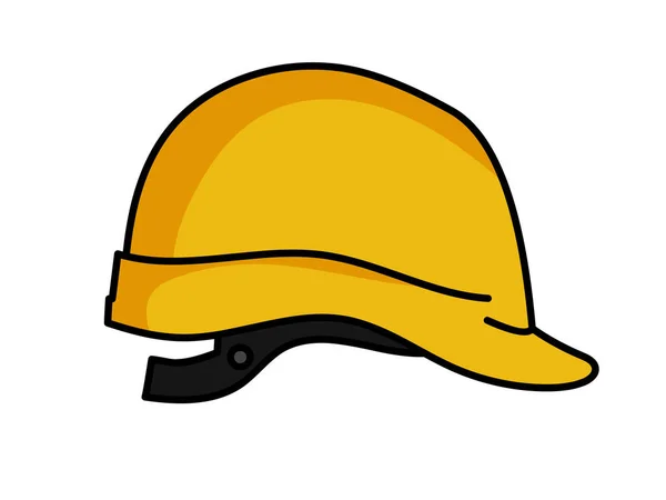 Căști Siguranță Izolate Hard Hat — Vector de stoc