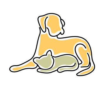 Köpek ve kedi resimleri.