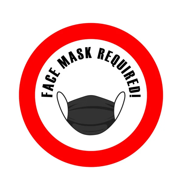 Ansiktsmask Krävs Tecken Nya Normala Maskerade Ikoner Kvinnor Med Masker — Stock vektor