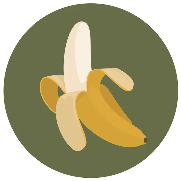 Banana Illustration Vector Isolated — Stock Vector