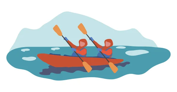 Antarktika seyahat illüstrasyon vektörü izole