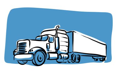 kız sürücü illüstrasyon vektörü izole edildi