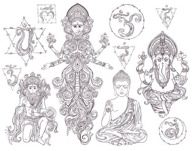 Vektör Süsleme Kartı