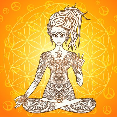 Vektör Süsleme Kartı