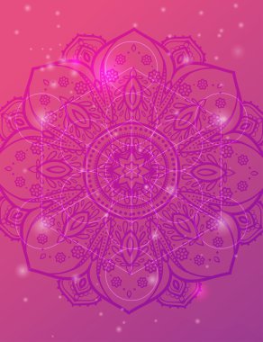 Vektör Süsleme Kartı