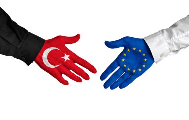 Türkiye ve Avrupa Birliği liderleri anlaşma anlaşması konusunda el sıkışırken