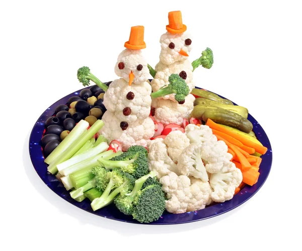 Manière amusante pour les enfants de manger des légumes — Photo