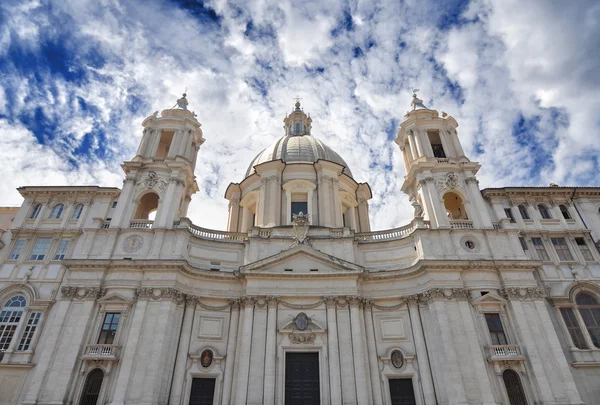 Sant Agnese in Agone at Piazza Navona in Rome, Italy — Stock Photo, Image