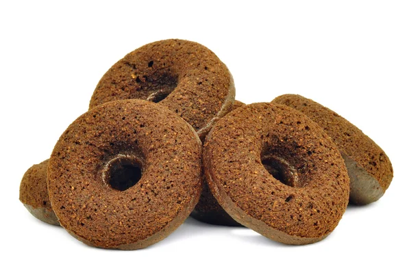 Donuts veganos saludables hechos con melaza blackstrap, sin azúcar —  Fotos de Stock