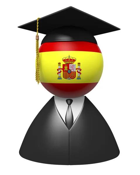 Spanien college graduate konzept für schulen und akademische ausbildung — Stockfoto