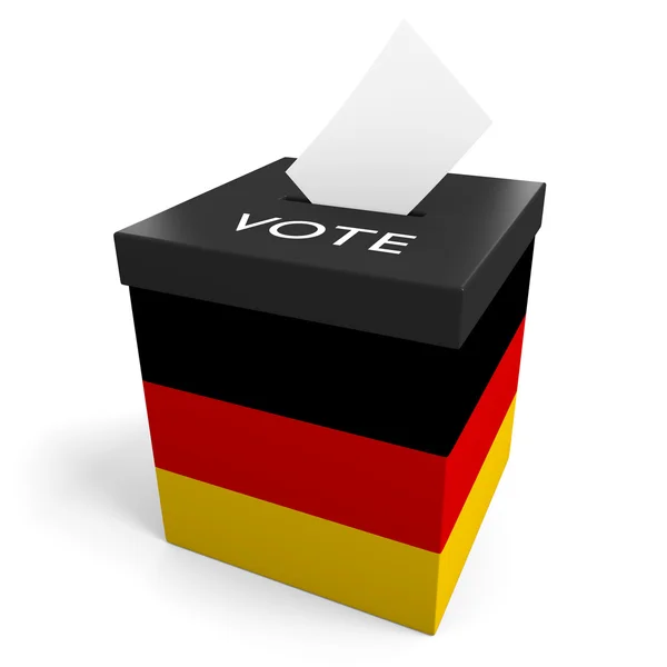 Γερμανία εκλογές κάλπη για τη συλλογή ψήφων — Φωτογραφία Αρχείου