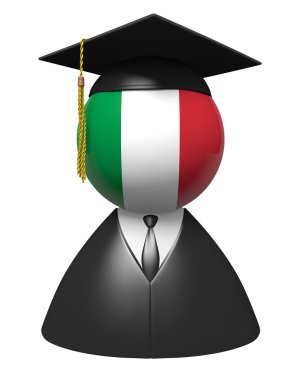 İtalya okul ve akademik eğitim için lisansüstü kavramı kolej