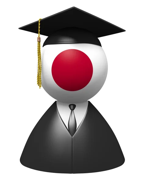 Japan college graduate concept for schools and academic education — Stock Photo, Image