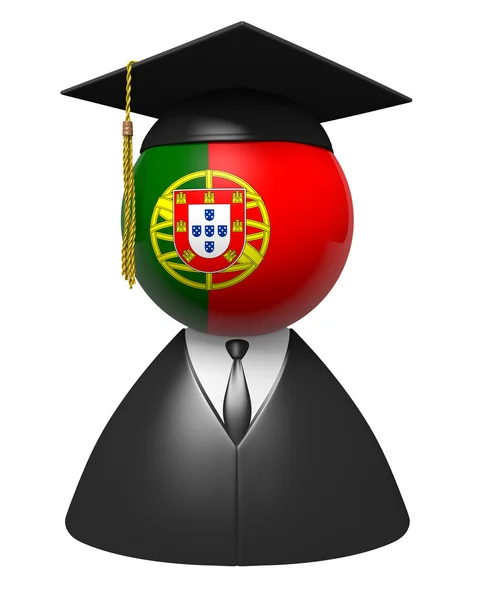 Portugal conceito de pós-graduação universitária para escolas e formação académica — Fotografia de Stock