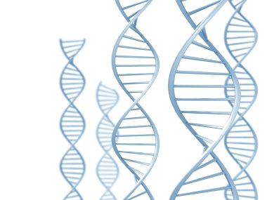 Dna çift sarmalı spiraller genetik araştırma kavramı