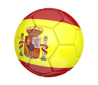 Futbol topu veya futbol, İspanya ülke bayrağı ile