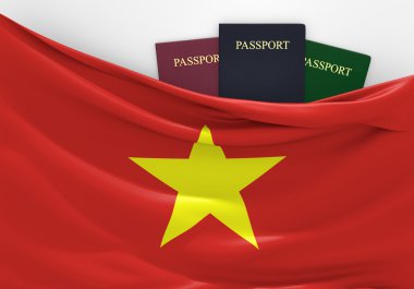 Seyahat ve çeşitli pasaport ile Vietnam, turizm