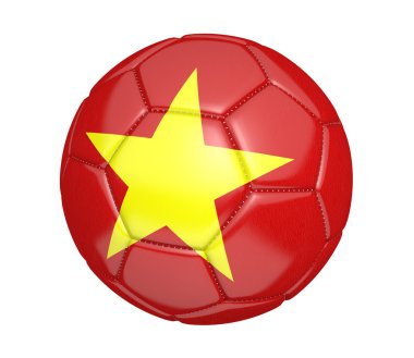 Futbol topu veya futbol, Vietnam ülke bayrağı ile