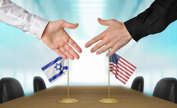 Israël en Verenigde Staten diplomaten overeenstemming te bereiken over een deal — Stockfoto