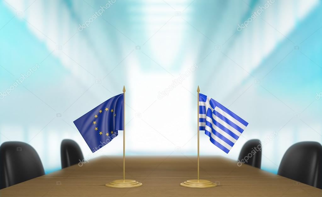 European Union and Greece economic trade deal talks