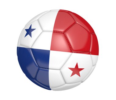 Futbol topu veya futbol, Panama ülke bayrağı ile