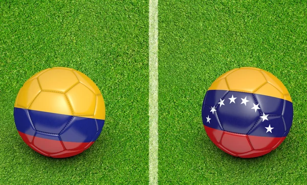 Tournoi de football Copa America 2015, équipes Colombie vs Venezuela — Photo