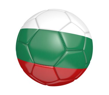 Futbol topu veya futbol, Bulgaristan ülke bayrağı ile