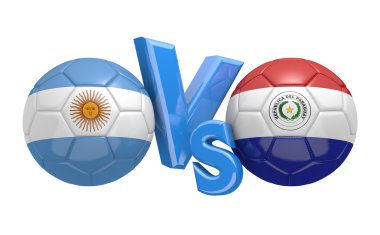 Arjantin vs Paraguay Copa Amerika Futbol Yarışması, milli takımlar