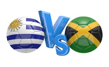 Uruguay vs Jamaika Copa Amerika Futbol Yarışması, milli takımlar