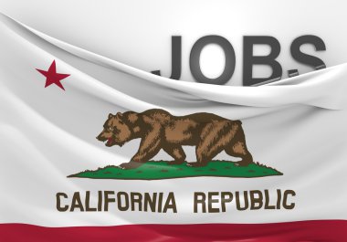 California jobs and employment opportunities concept clipart