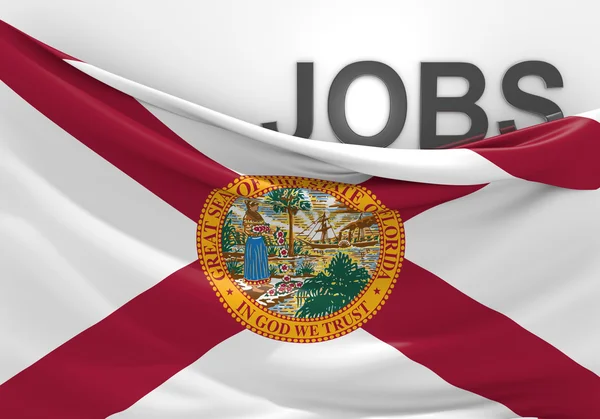Praca na Florydzie i koncepcja możliwości zatrudnienia — Zdjęcie stockowe