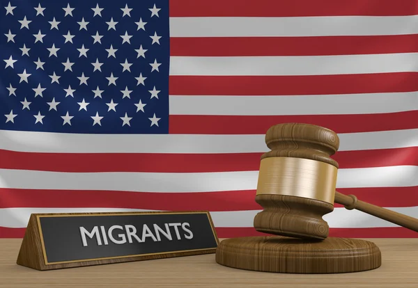 United States and the Syrian migrant crisis in Europe — Stock Photo, Image