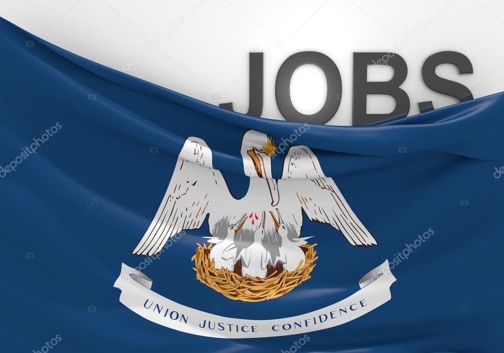 Louisiana jobs and employment opportunities concept