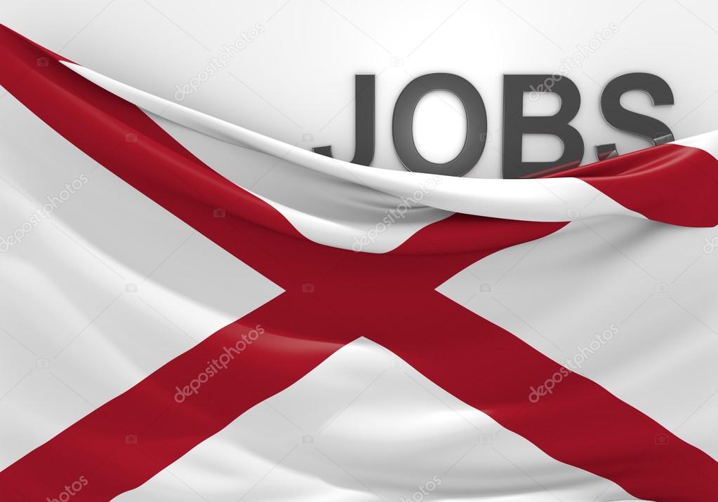 Alabama jobs and employment opportunities concept