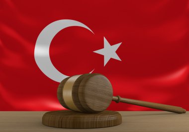 Türkiye'de hukuk ve adalet sistemi ile ulusal bayrak