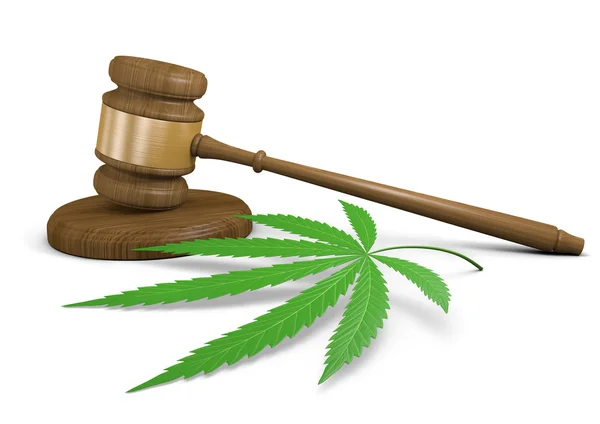 Marijuana drug use laws and legalization — Stock Photo, Image