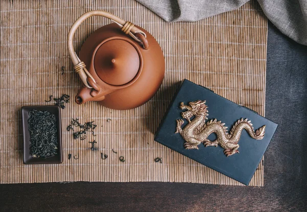 Conceito de cerimônia de chá chinês — Fotografia de Stock