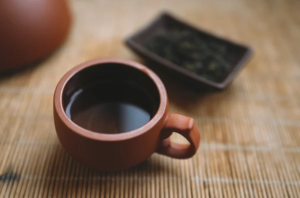 Concepto de ceremonia del té chino Imagen de archivo