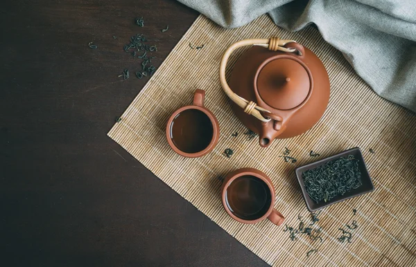 Concepto de ceremonia del té chino Imagen de stock