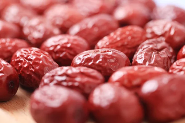 Red jujube, Fresh red dates are on the table