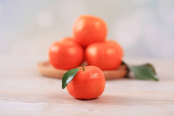 Fresh Oranges Table — Stock Photo, Image