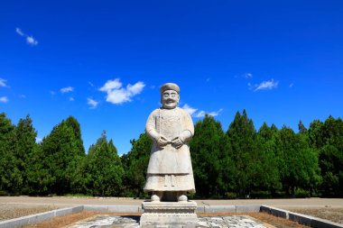 Eski Çin taş oyması.