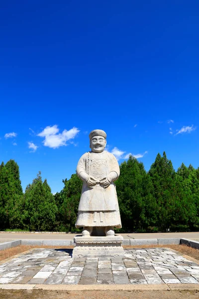 Starożytne Chińskie Rzeźby Kamienia — Zdjęcie stockowe