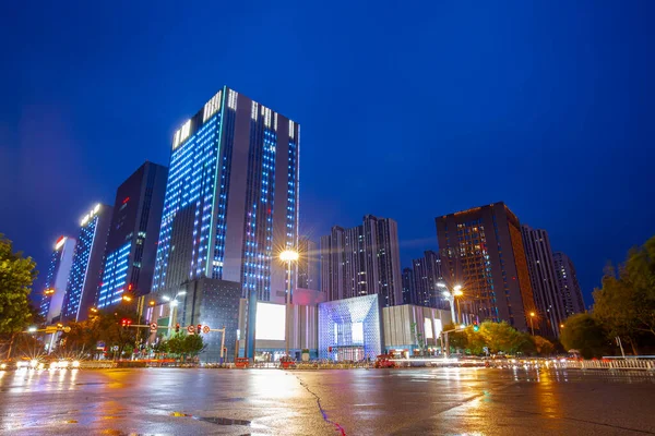 Hermosa Vista Nocturna Ciudad — Foto de Stock