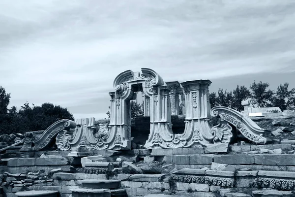 Chinas Kaiserliche Gärten Chinas Alter Sommerpalast Die Ruinen Des Alten — Stockfoto