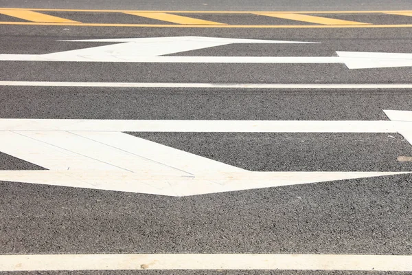 Nieuw Straat Asfalt Weg Asfalt Weg Als Abstracte Achtergrond Gele — Stockfoto