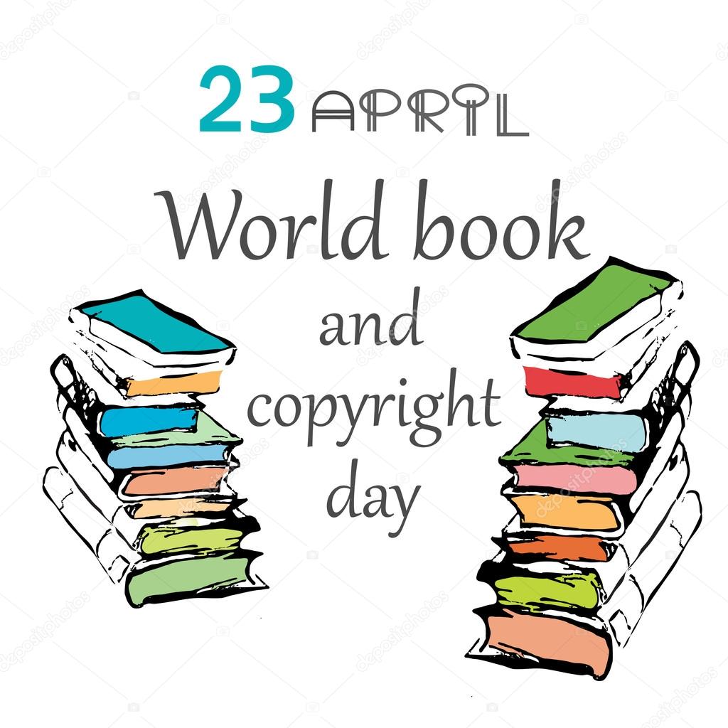 Vector illustration of  World Book and Copyright Day
